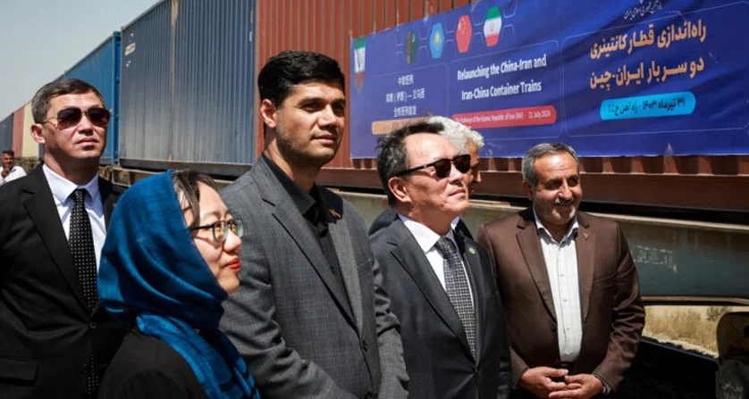 Chinese Deputy Ambassador: The Launch of a Round-Trip Freight Rail Service Between Iran and China