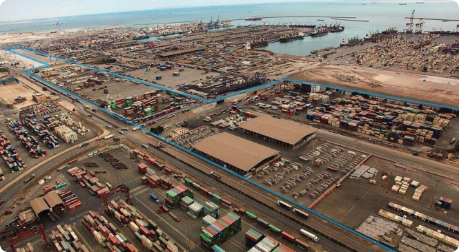 Conship Container Terminal, as first Iranian Port Terminal.